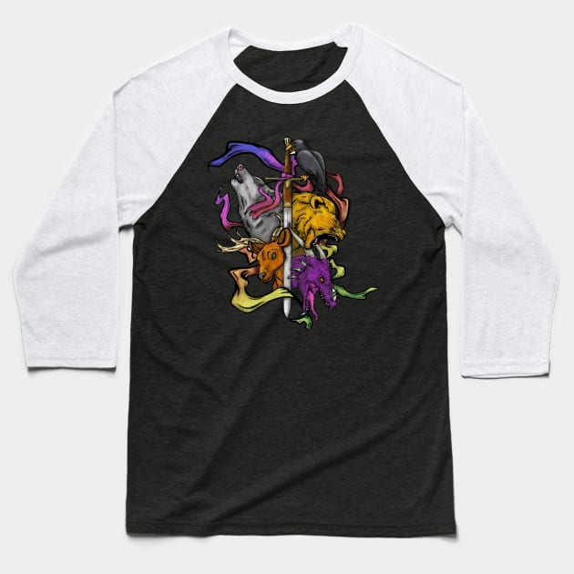 Heir to the Throne Baseball T-Shirt by Beanzomatic